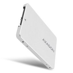 AXAGON RSS-M2SD, SATA - M.2 SATA SSD, interný 2.5" ALU box, strieborný RSS-M2SD