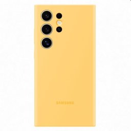 Zadný kryt Silicone Cover pre Samsung Galaxy S24 Ultra, žltá EF-PS928TYEGWW