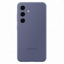 Zadný kryt Silicone Cover pre Samsung Galaxy S24, fialová EF-PS921TVEGWW