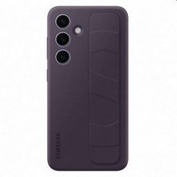 Zadný kryt Silicone Grip Cover pre Samsung Galaxy S24, tmavofialová EF-GS921CEEGWW