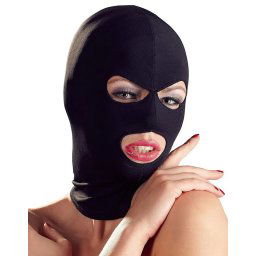 Bad Kitty mask with eye and mouth openings