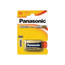 Batéria 6F22 (9V) alkalická PANASONIC Power alk 6LR61 1ks / blister