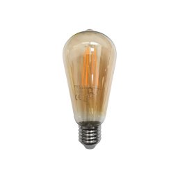 Žiarovka Filament LED E27 8W biela teplá TRIXLINE ST64