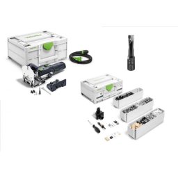 FESTOOL DF 500 Q-Plus DOMINO frézka +KV-SYS D8 sortiment spojovacích prvkov