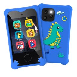 OEM Chytrý telefón pre deti s hrami, MP3, duálnym fotoaparátom a dotykovým displejom, modrý