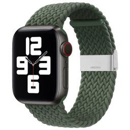 Hurtel Strap Fabric remienok pre Apple Watch 6 / 5 / 4 / 3 / 2 (40 mm / 38 mm) zelený
