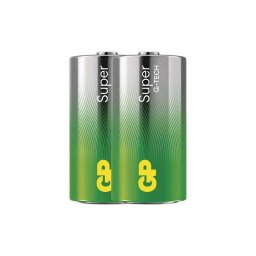 Batéria C (R14) alkalická GP Super 2ks / shrink