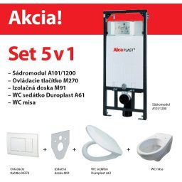 AM101 - Alcaplast Sadromodul WC Set 5v1 AM101 duofix