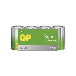 Batéria D (R20) alkalická GP Super 4ks / shrink