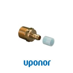 1005265 - Uponor PE-Xa prechod Q&E 9,9mm - 1/2" , vonkajší závit, 1005265