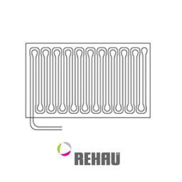 12027801001 - REHAU chladenie stropný element 1500×1250 mm, 12027801001