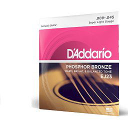 Struny na akustickú gitaru 9-45 Phosphor Bronze EJ23 D´Addario