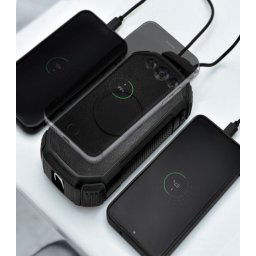 Solárna powerbanka 20 000 mah - Type-C, USB a bezdrôtové nabíjanie