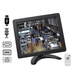 LCD monitor 8" s externý BNC vstup + HDMI/VGA/AV/USB