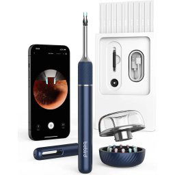 Čistenie ucha - čistič na uši prémiový s 10Mpx kamerou - Wifi app smartphone + TV s pinzeta 3v1 (27ks príslušenstva)