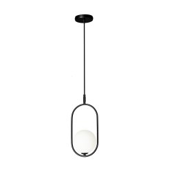Candellux Čierny závesný luster Cordel pre žiarovku G9 31-10148