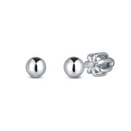 Olivie Strieborné 4mm náušnice GULIČKY 8371