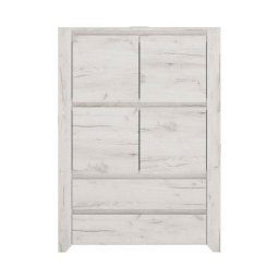Komoda EXT HESTRA TYP 33 dub white craft
