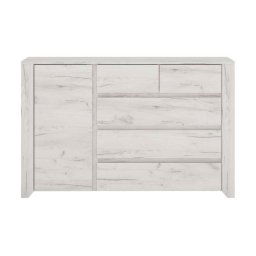 Komoda EXT HESTRA TYP 41 dub white craft