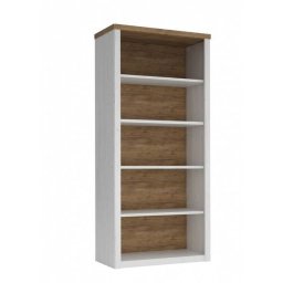 Regál, 90cm, otvorený, sosna andersen, lefkas ciemny, PROVANCE R3