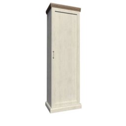 Skriňa, 57cm, policová, sosna nordická, dub divoký, ROYAL S1D