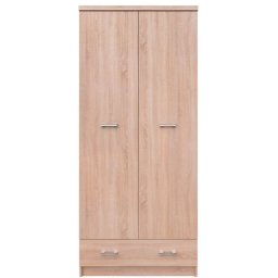 Kondela Skriňa, 80cm, vešiaková, dub sonoma, TOPTY TYP 30 2D1S