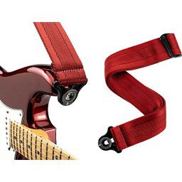 Pás na gitaru 50mm AUTO LOCK Blood Red D´Addario