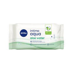 Nivea Intimo Aloe obrúsky pre intímnu hygienu 15ks