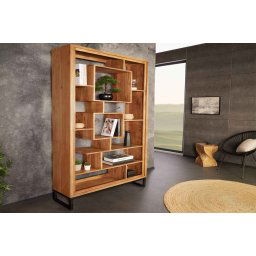 LuxD Dizajnový regál Louis Honey 190 cm akácia
