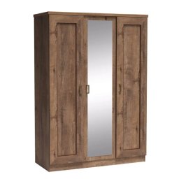 Kondela Skriňa, 135cm, kombinovaná, dub lefkas, TEDY Typ T15