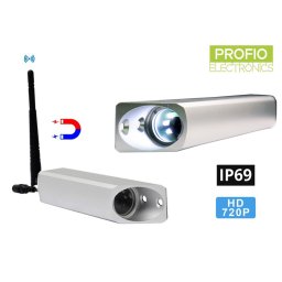 Doplnková Mini WIFI HD bezpečnostná kamera s LED osvetlením + IP69 krytie