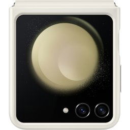 Samsung Kožený Kryt pre Galaxy Z Flip5 Cream EF-VF731PUEGWW