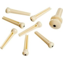 Kolíky do kobylky PWPS12 plastové biele D´Addario