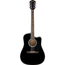 Elektro-akustická gitara FA-125CE Dreadnought Black Fender