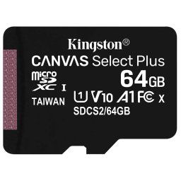 Kingston microSDHC class 10 64GB SDCS2/64GB