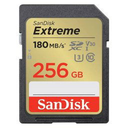 SanDisk Extreme 256GB SD card SDSDXVV-256G-GNCIN
