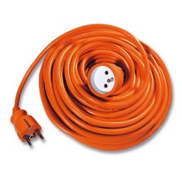 Ecolite Oranžový predlžovací kábel - spojka, 25m, 1 zásuvka, 230V, 3 x 1,5mm2 FX1-25 3-1-5