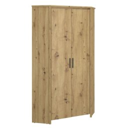 Kondela Rohová skriňa, 85cm, kombinovaná, dub artisan, AIRON 2D