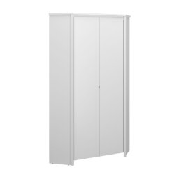 Kondela Rohová skriňa, 85cm, kombinovaná, biela, ERODIN 2D