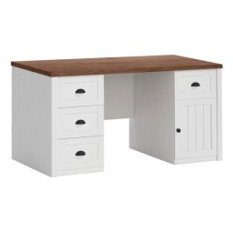 Kondela PC stôl, 160x67cm, sosna andersen, dub lefkas, PROVANCE B1