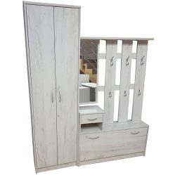 Predsieň, 155cm, craft white, IZA