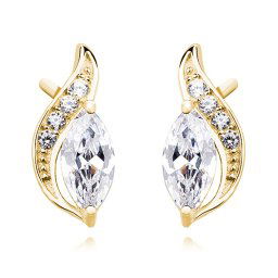 Olivie Strieborné náušnice GOLD 3271