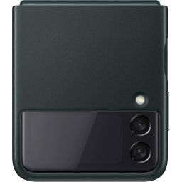 Samsung Kožený Kryt pre Galaxy Z Flip3 5G Green EF-VF711LGEGWW