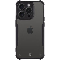 Tactical Quantum Stealth Kryt pre Apple iPhone 15 Pro Clear/Black 8596311224348