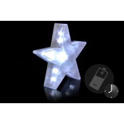 Vianočná dekorácia - Svetelná hviezda - 20 LED, 35 cm