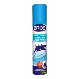 Sprej proti komárom a kliešťom BROS 90ml