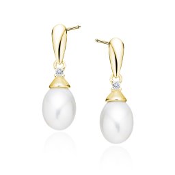 Olivie Strieborné náušnice PERLA GOLD 4107