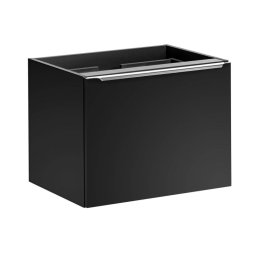 Skrinka pod umývadlo, 60cm, čierna, SANTA FE BLACK 82-60-B-2S