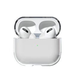 Hurtel Pevné a tvrdé púzdro na AirPods 1 / 2, priehľadné (púzdro A)