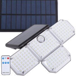 Solárna lampa 181 LED so snímačom pohybu a súmraku + diaľkové ovládanie Garden Street